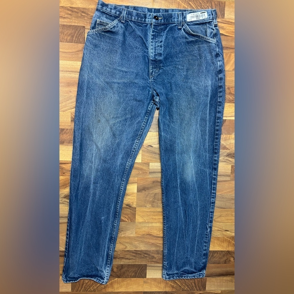 Bulwark FR Jeans Men 40x34 Flame Resistant Blue Denim Mechanic Work
